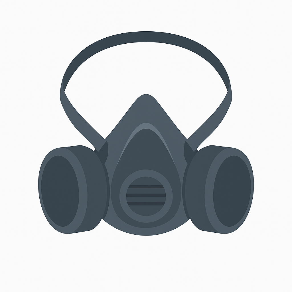 Reusable Respirator — 3M Half Facepiece with Adjustable Straps